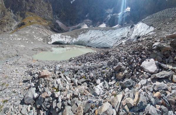 Miniature pour Photo constat lac proglaciaire de la Condamine