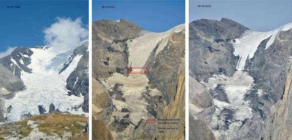 Miniature pour Suivi fonte glacier des Grands Couloirs